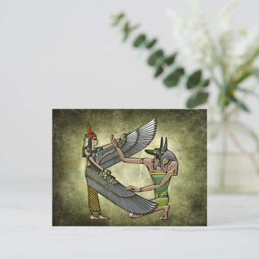 Carte Postale Anubis & Nut (Debout devant)