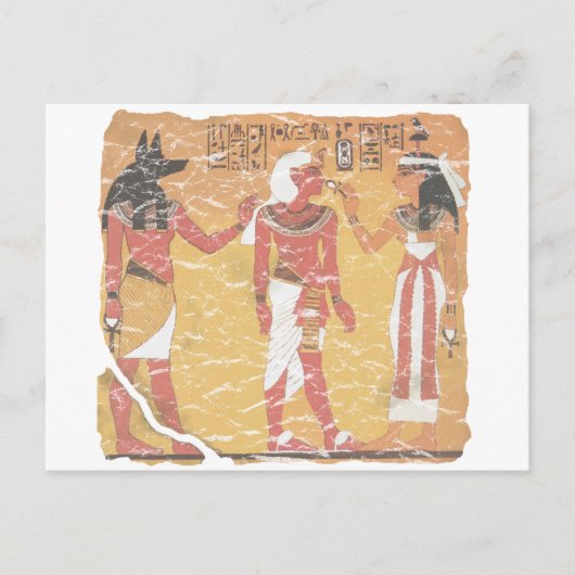 Carte Postale Anubis, Tut, Osiris (Devant)