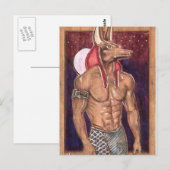 Carte Postale Anubis : www.AriesArtist.com (Devant / Derrière)