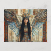 Carte Postale Anunnaki Star Goddess Ishtar Pastel Rainbow Art (Devant)