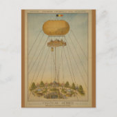 Carte Postale Anvers Expo 1894 Air Castle Balloon (Devant)