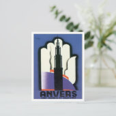 Carte Postale Anvers vintage (Debout devant)