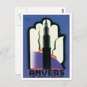 Carte Postale Anvers vintage (Devant / Derrière)