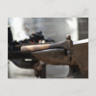 Carte Postale Anvil Et Hammer