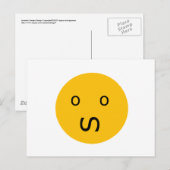 Carte Postale Anxiété (Devant / Derrière)