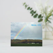 Carte postale Anza, CA (Debout devant)