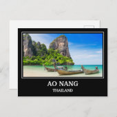 Carte Postale Ao Nang Thaïlande (Devant / Derrière)