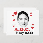 Carte Postale AOC est ma BAE (Devant / Derrière)