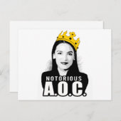 Carte Postale AOC notoire (Devant / Derrière)