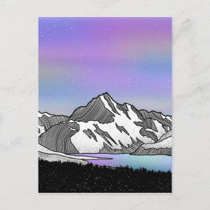 Carte Postale Aoraki Mount Cook NZ