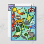 Carte Postale Aotearoa lunatique (Devant / Derrière)