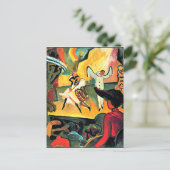 Carte Postale Août Macke art, Ballet russe (Debout devant)