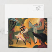 Carte Postale Août Macke - Ballet russe (Devant / Derrière)