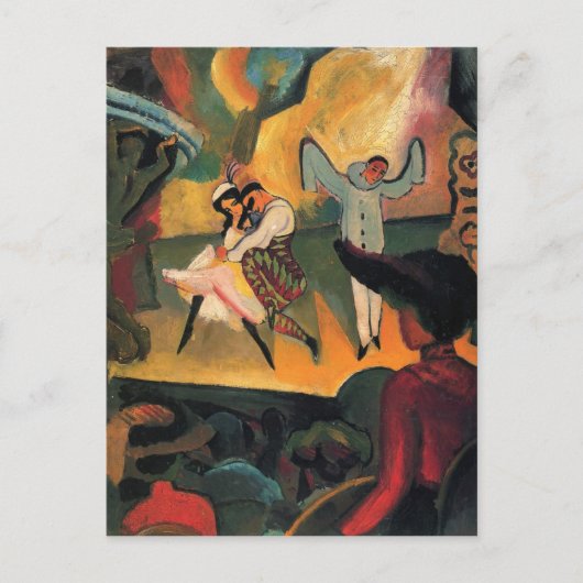 Carte Postale Août Macke - Ballet russe (Devant)