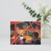 Carte Postale Août Macke - Marcheur de traction (Debout devant)