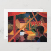 Carte Postale Août Macke - Marcheur de traction (Devant / Derrière)