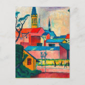 Carte Postale août Macke - Marienkirche, peinture d'art (Devant)