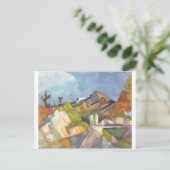 Carte Postale Août Macke - Paysage rocheux 1914 Aquarelle (Debout devant)