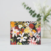 Carte Postale Août Macke peinture, Tapis de fleurs (Debout devant)