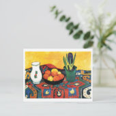 Carte Postale août Macke - Stilleben : Hyazinthenteppich 1910 (Debout devant)