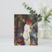 Carte Postale Août Macke - Un Couple Dans La Forêt (Debout devant)