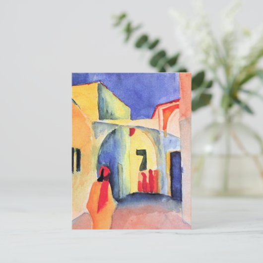 Carte Postale Août Macke - Vue sur une voie (Debout devant)