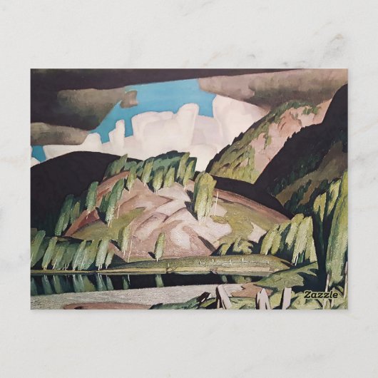 Carte Postale Août Parc Algonquin Peinture par A J Casson (Dos)