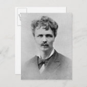 Carte Postale août Strindberg, 1er janvier 1884 (Devant / Derrière)