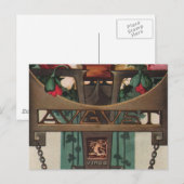 Carte Postale Août - Vierge (Devant / Derrière)