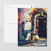 Carte Postale ** AP12 Italie Florence Moscooter Cobblestone (Devant / Derrière)