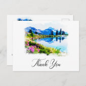 Carte Postale *~* AP19 QR Mariage Mountain Nature (Devant / Derrière)