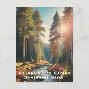 Carte Postale *~* AP49 Forêt du Maine Bois Vacances en cours d'e