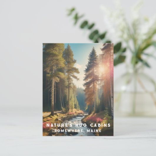 Carte Postale *~* AP49 Forêt du Maine Bois Vacances en cours d'e (Debout devant)