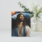 Carte Postale *~* AP50 Univers Imaginaire avec la planète Terre (Debout devant)