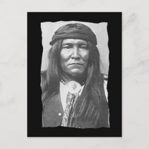 Carte Postale Apache de Cochise amérindienne vintage