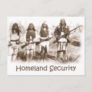 Carte Postale Apache de sécurité intérieure