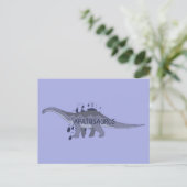 Carte Postale Apatosaure (Debout devant)