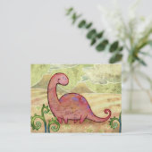 Carte postale Apatosaurus (Debout devant)