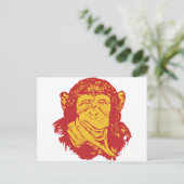 Carte Postale Ape Dans Des Réflexions Profondes (Debout devant)