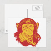 Carte Postale Ape Dans Des Réflexions Profondes (Devant / Derrière)