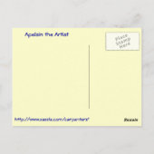 Carte Postale Apelsin l'artiste (Dos)
