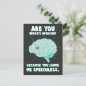 Carte Postale Aphasie expressive Psychologie Langage Handicap (Debout devant)