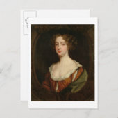 Carte Postale Aphra Behn (1640-89) (huile sur toile) (Devant / Derrière)