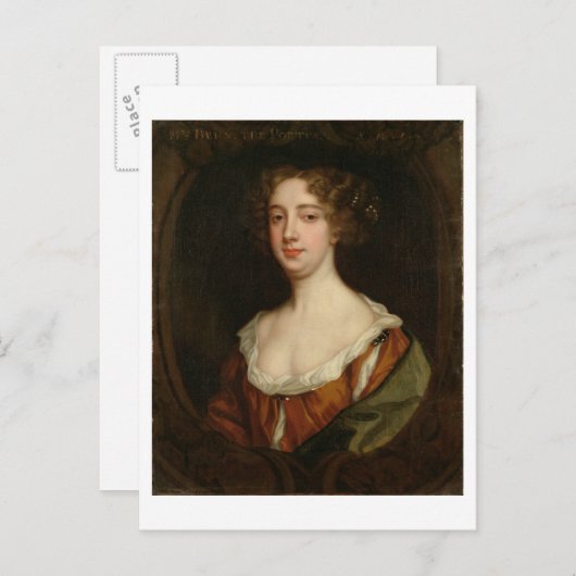 Carte Postale Aphra Behn (1640-89) (huile sur toile) (Devant / Derrière)