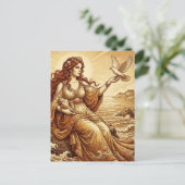 Carte postale Aphrodite déesse grecque (Debout devant)