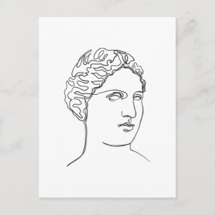 Carte Postale Aphrodite, Vénus déesse grecque de l'amour