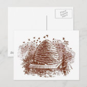 Carte Postale Apiculture vintage (Devant / Derrière)