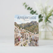 Carte Postale Apiranthos Grèce (Debout devant)