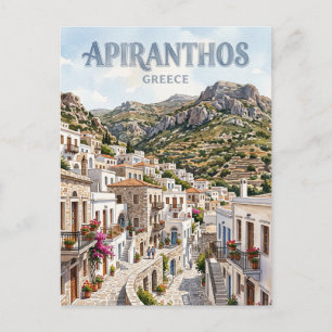 Carte Postale Apiranthos Grèce
