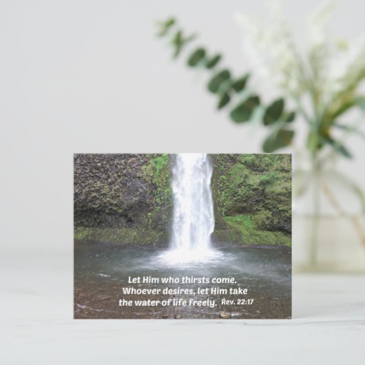 Carte Postale Apocalypse 22:17 (Debout devant)